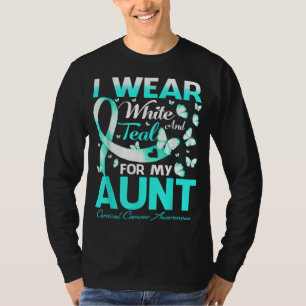 Jag Bäror vit och rolig för Moster cervixcancer T Shirt