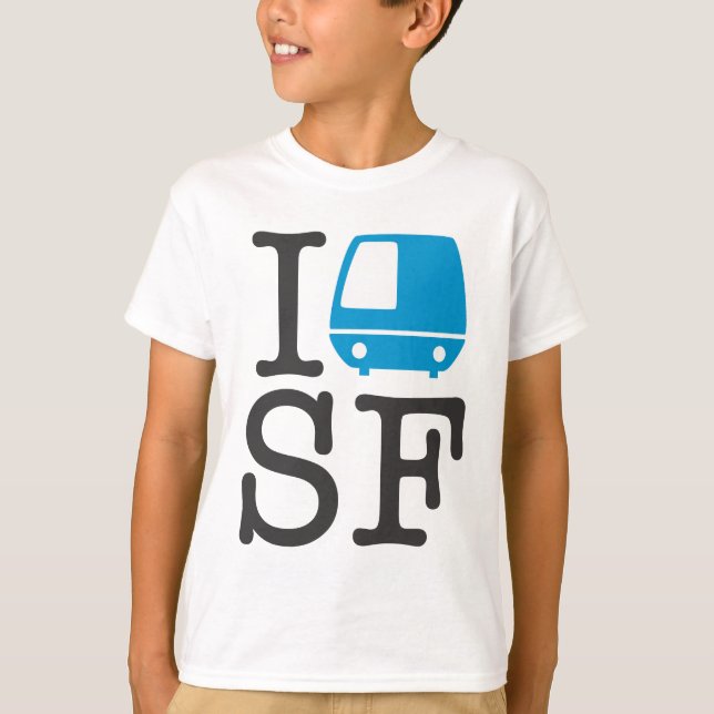 Jag barten SF lurar skjortan Tee Shirt (Framsida)