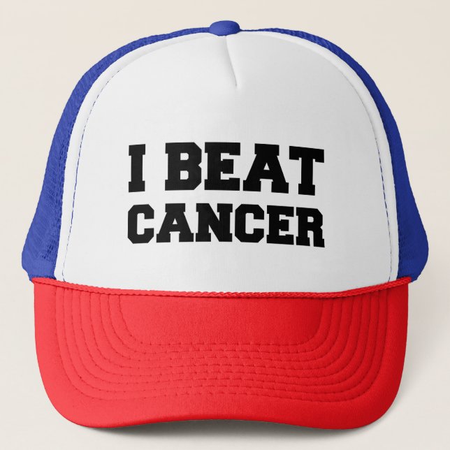 Jag Beat Cancer Truckerkeps (Framsida)