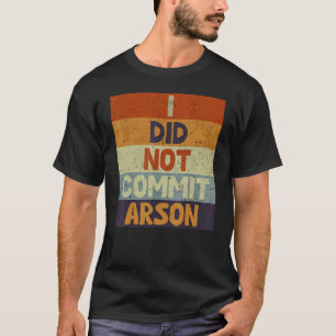 Jag begick inte grupp 3 t shirt