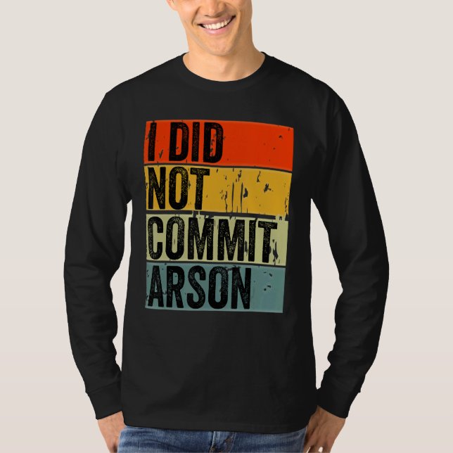 Jag begick inte grupp 5 t shirt (Framsida)