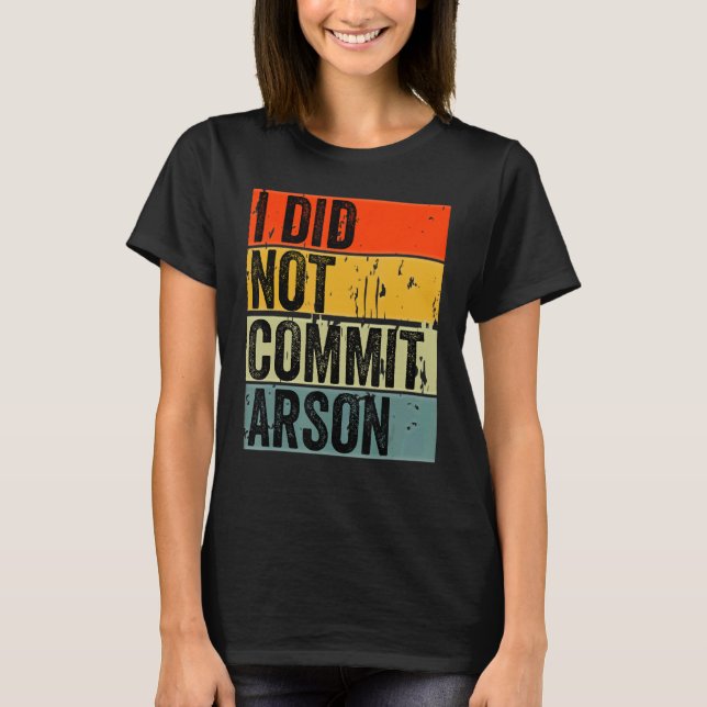 Jag begick inte grupp 5 t shirt (Framsida)