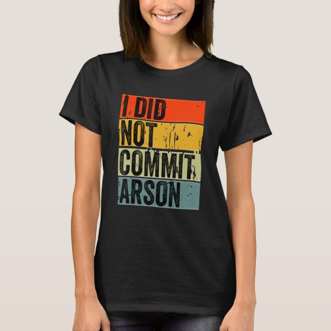 Jag begick inte grupp 5 t shirt (Framsida)