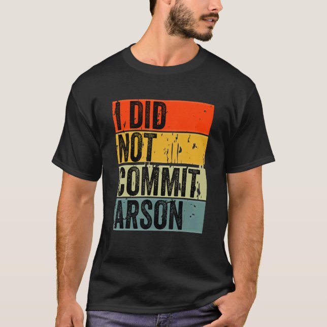 Jag begick inte grupp 5 t shirt (Framsida)