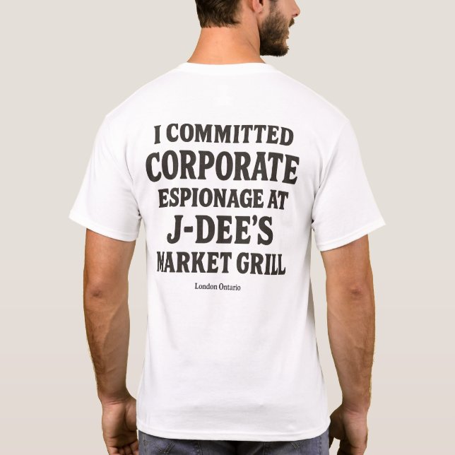 Jag begick T-Shirt (Baksida)