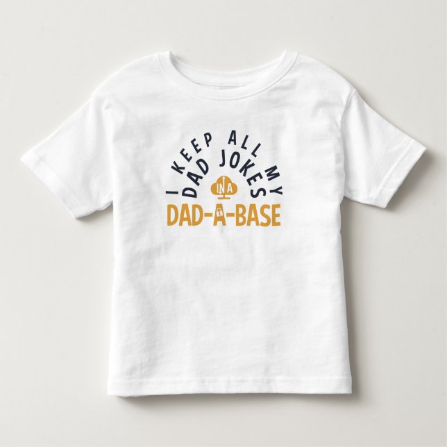 JAG BEHÅLLA ALLA MIN PAPPA JOKES I MY PAPPA-DA-BAS T SHIRT (Framsida)