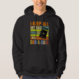 Jag Behålla alla mina Pappa skämtar i en Pappa A-V Hoodie