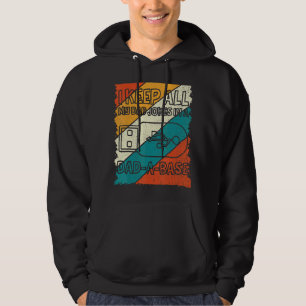 Jag Behålla alla mina Pappa skämtar i en Pappa A-V Hoodie