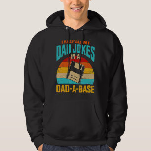 Jag Behålla alla mina Pappa skämtar i en Pappa A-V Hoodie