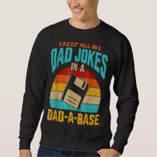 Jag Behålla alla mina Pappa skämtar i en Pappa A-V Lång Ärmad Tröja