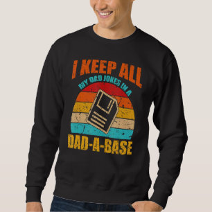 Jag Behålla alla mina Pappa skämtar i en Pappa A-V Lång Ärmad Tröja
