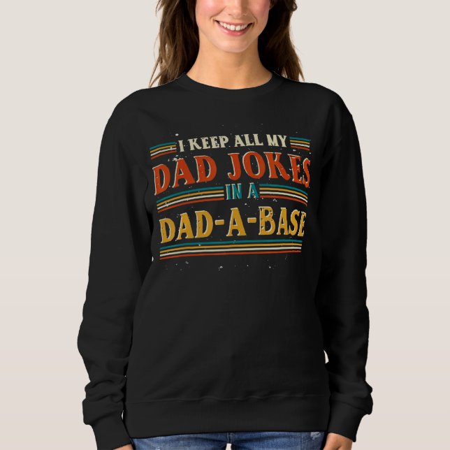 Jag Behålla alla mina Pappa skämtar i ett Pappa A  T Shirt (Framsida)