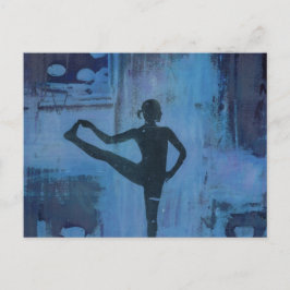 Jag Behållor min balans Yoga Girl Vykort
