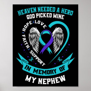 Jag behövde en Hero Gud plockade min nehew Suicide Poster