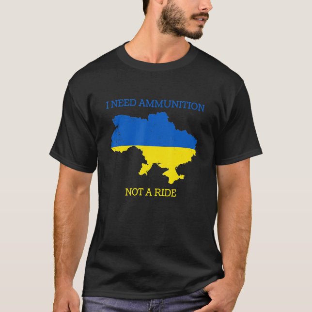 Jag behöver ammunition, inte rid 3 t shirt (Framsida)