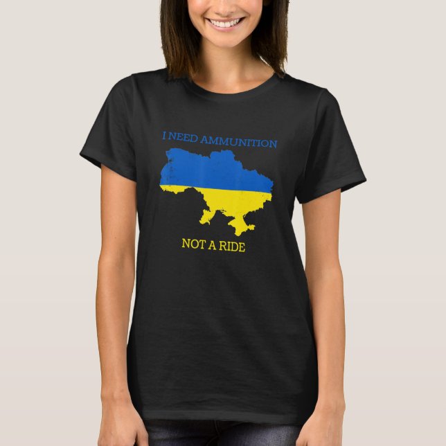 Jag behöver ammunition, inte rid 3 t shirt (Framsida)