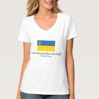 Jag behöver ammunition, inte skjutvapen t shirt