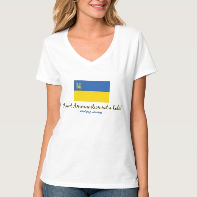 Jag behöver ammunition, inte skjutvapen t shirt (Framsida)
