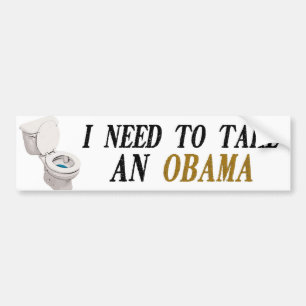 Jag behöver att ta en Obama Bildekal
