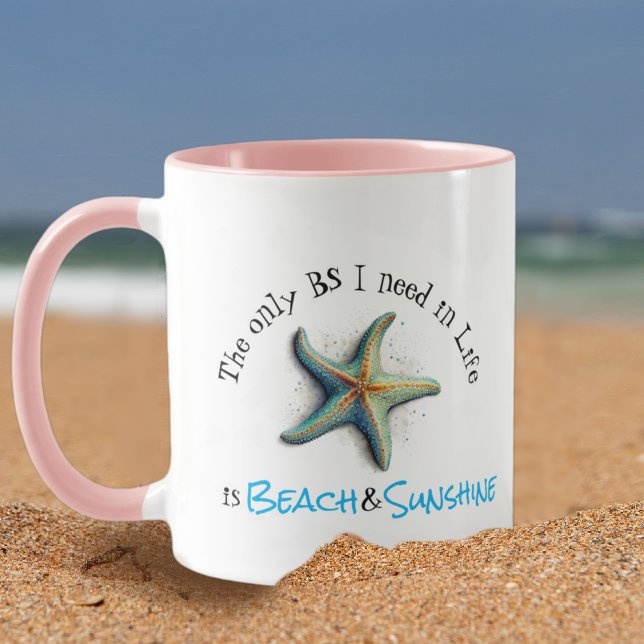 Jag behöver bara Beach och Sunshine. Mugg (Skapare uppladdad)