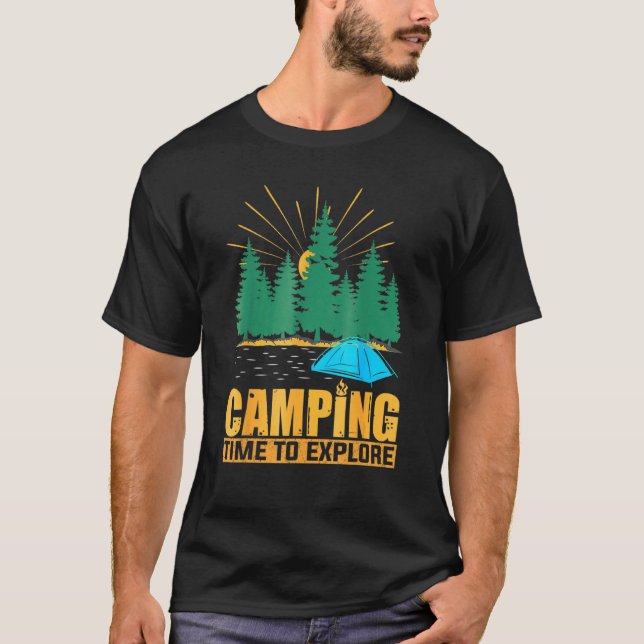 Jag behöver bara Camping Cousin Camp 2021 Summer V T Shirt (Framsida)