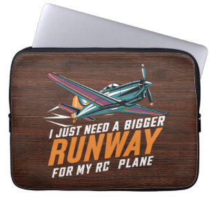 Jag behöver bara en större bana för min RC Flygpla Laptop Fodral