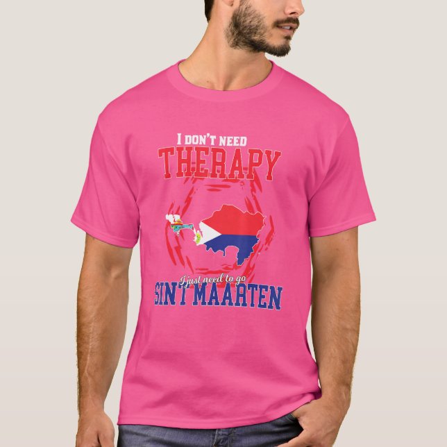 Jag behöver bara gå till Sint Maarten T Shirt (Framsida)