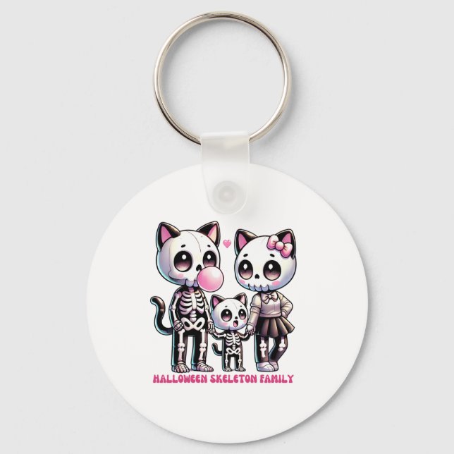 Jag behöver bara Jesus och min katt Nyckelring (Framsida)