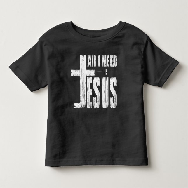 Jag behöver bara Jesus T Shirt (Framsida)