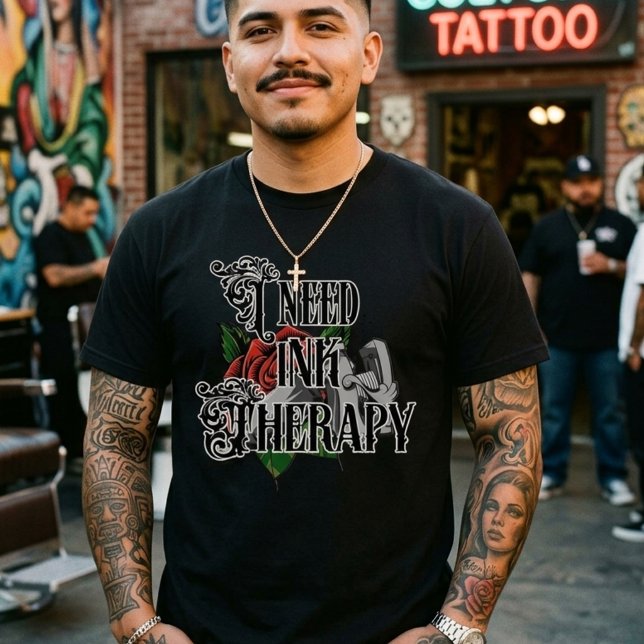 Jag behöver bläckterapi T-shirt (I need ink therapy T-shirt)