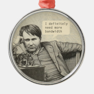 Jag behöver definitivt mer bandbredd julgransprydnad metall