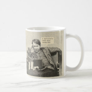 Jag behöver definitivt mer bandbredd kaffemugg