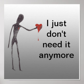 Jag behöver det inte längre poster