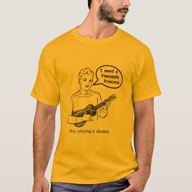 Jag behöver en ananasPrincess Tee Shirt (Framsida)