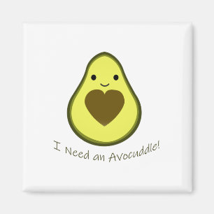 Jag behöver en Avocuddle Cute Kawaii Avocado Magnet