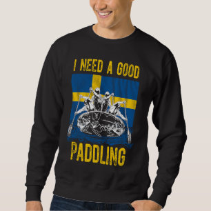 Jag behöver en Bra Paddling Raiting in Sverige Lång Ärmad Tröja