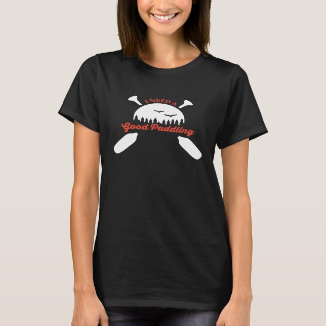 Jag behöver en Bra Paddling Rwing Premium T Shirt (Framsida)