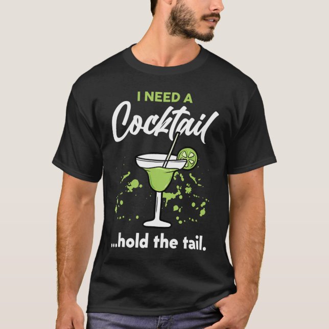 Jag behöver en cocktail som håller den Svan blanda T Shirt (Framsida)