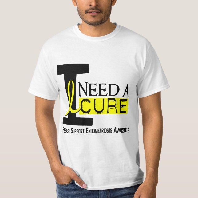Jag behöver en Endometriosis för bot 1 Tee (Framsida)