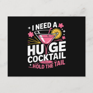 Jag Behöver En Enorm Cocktail Roligt Tilläggskort