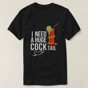 Jag behöver en enorm drink* Roligt vuxenhumor T Shirt