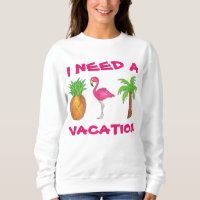 Jag behöver en facation Flamingo Pineapple Handfla