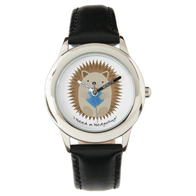 Jag behöver en Hedgehug Hedgehog Armbandsur (Framsida)