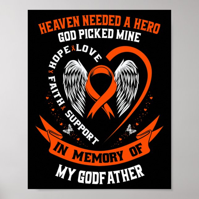 Jag behöver en Hero Gud som plockat min gudfader L Poster (Framsidan)