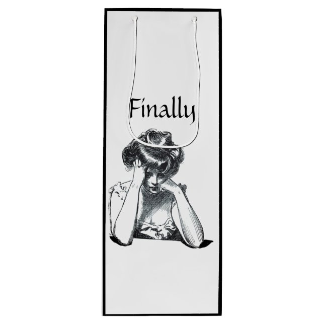 Jag behöver en konstig drink av en kvinna. (Framsidan)