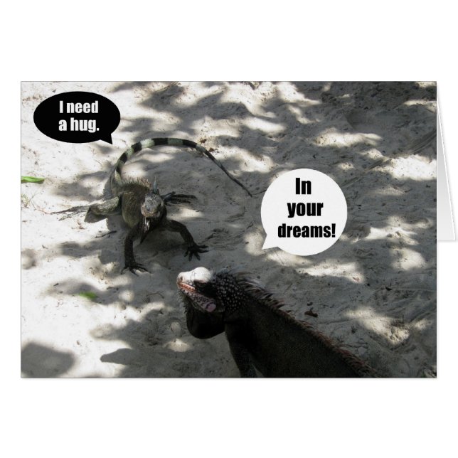 Jag behöver en kram.. hälsningskort (Framsidan Horizontal)