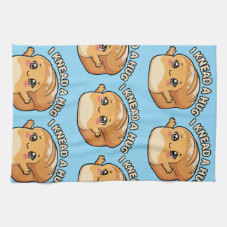 Jag behöver en kram — Kawaii Bröd Kökshandduk