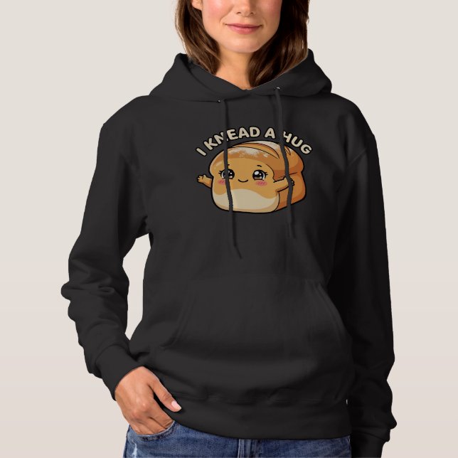 Jag behöver en kram — Kawaii Bröd T Shirt (Framsida)