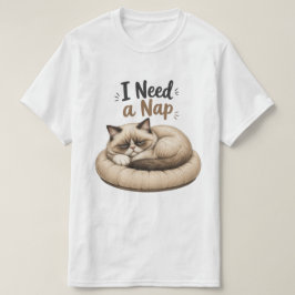 Jag Behöver en Lur – Grumpy Cat Kollektion T Shirt