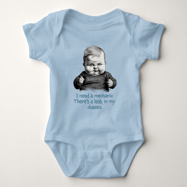 Jag behöver en mekaniker, det är läckage i mitt ch t shirt (Framsida)